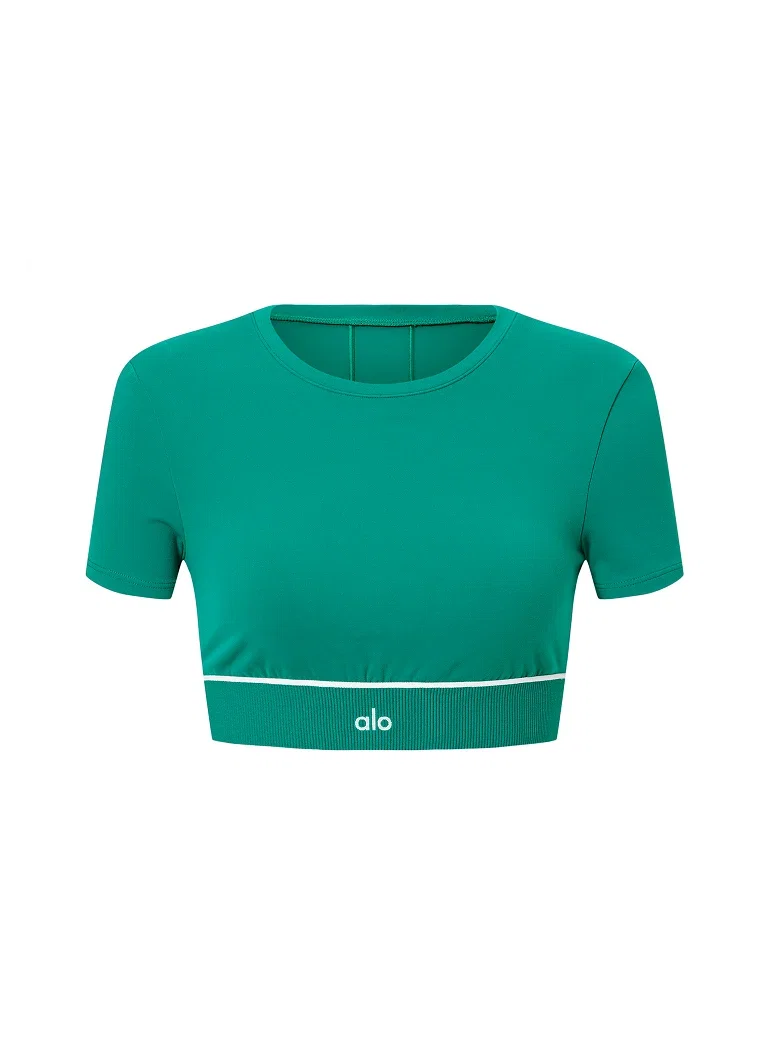 ALO Softsculpt Amp It Up Short Sleeve Bra