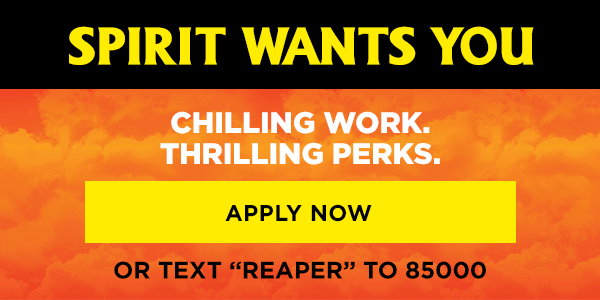 SPIRIT WANTS YOU Apply Now