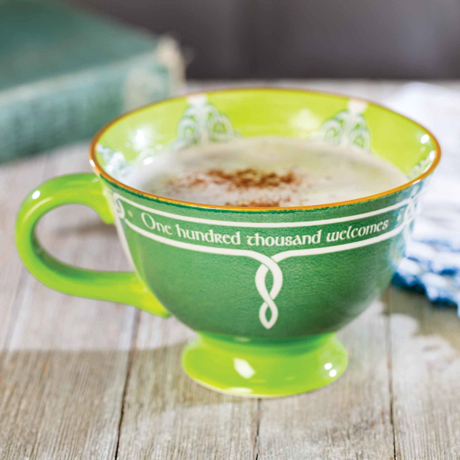Image of Irish Cead Mile Failte Bone China Latte Mug