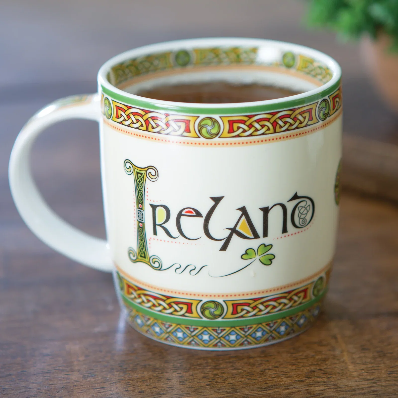 Image of New Bone China Celtic Ireland Coffee Mug
