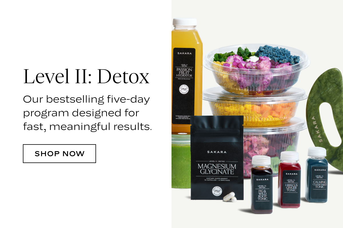 Level II: Detox: Our bestselling five-day program designed for fast, meaningful results.