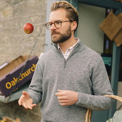 Albert and Maurice MensNETHERTON Jumper Claret