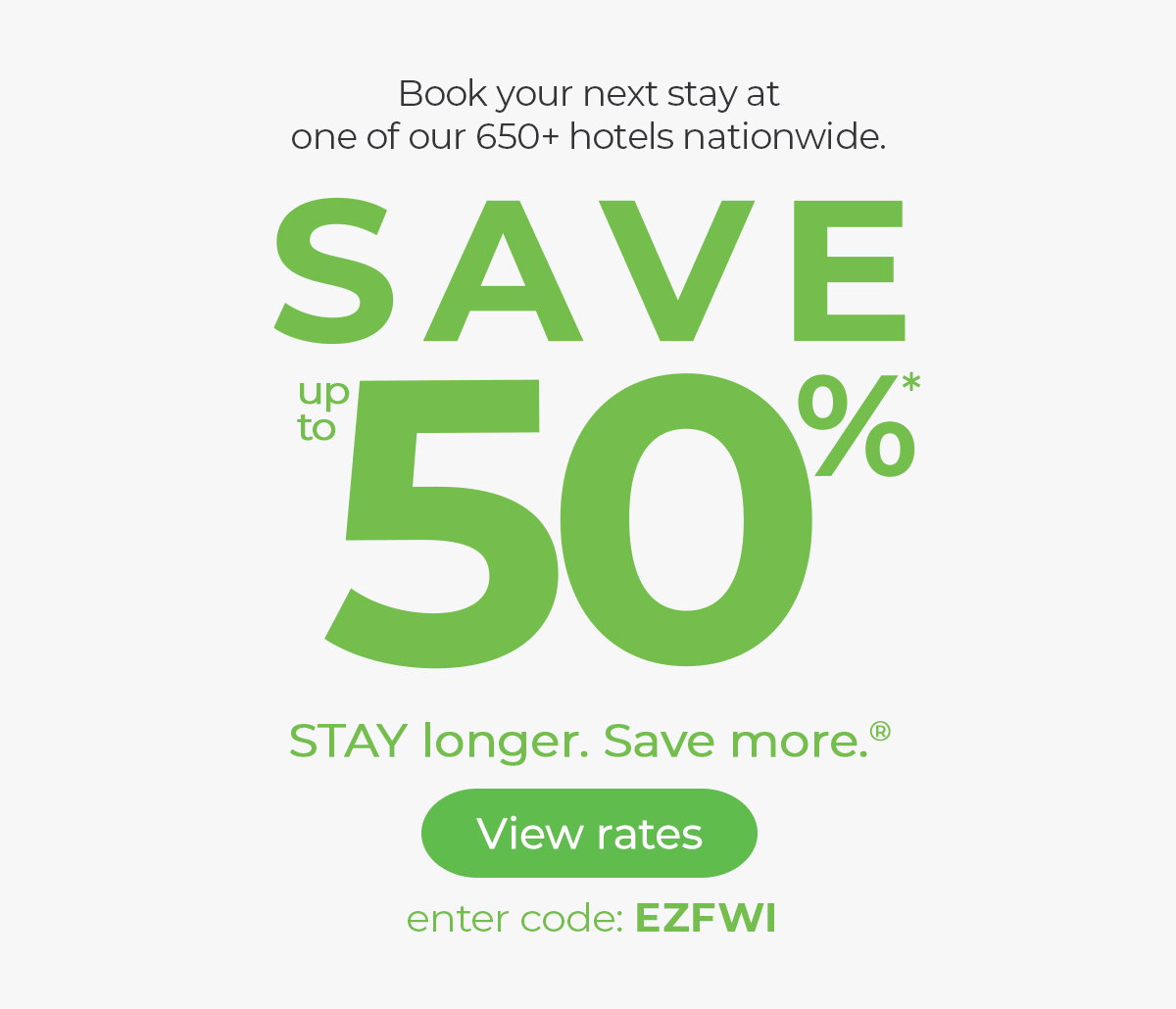 Save up to 50%*