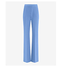 Editor Signature Stretch High Waisted Flare Trouser: French Blue
