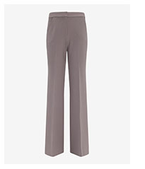 Editor Studio Stretch Twill High Waisted Flare Trouser: Lavender