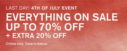 Last Day! Everything on Sale Up to 70% Off 