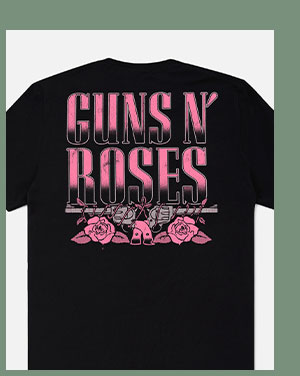 Pink Guns N Roses T Shirt