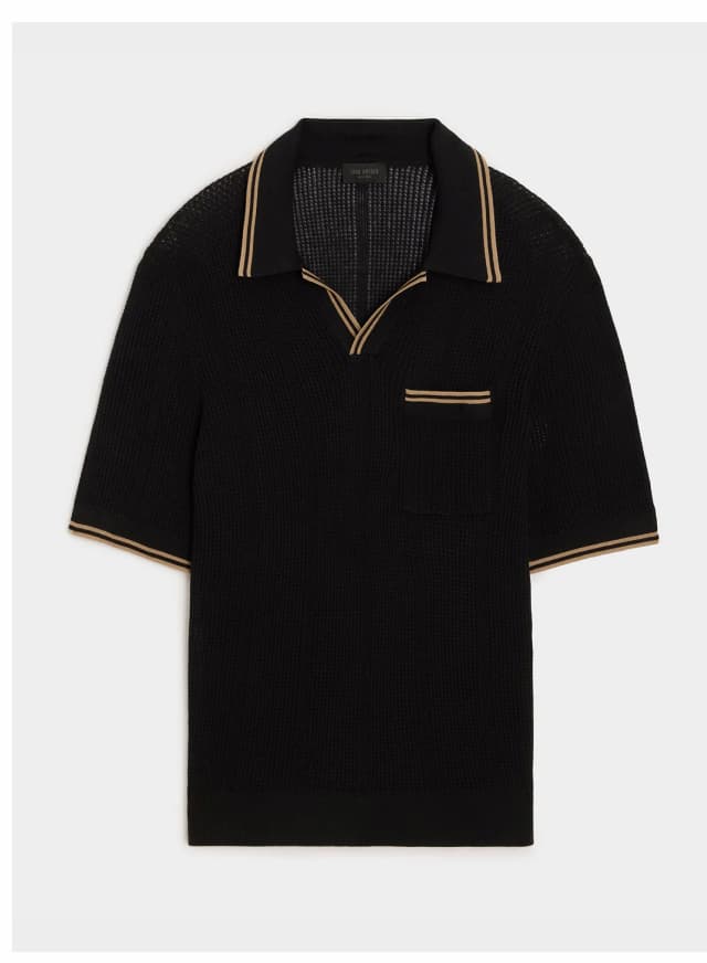 The Harbor Polo in Black