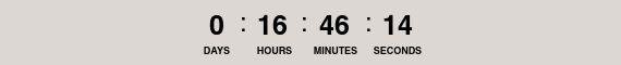 24 Hour Countdown Timer