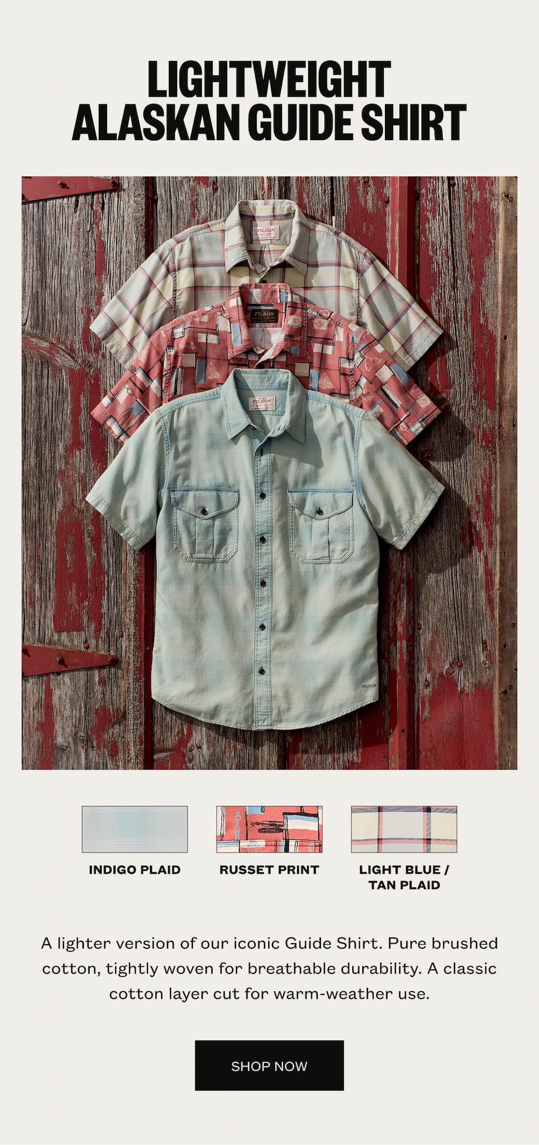 Lightweight Alaskan Guide Shirt