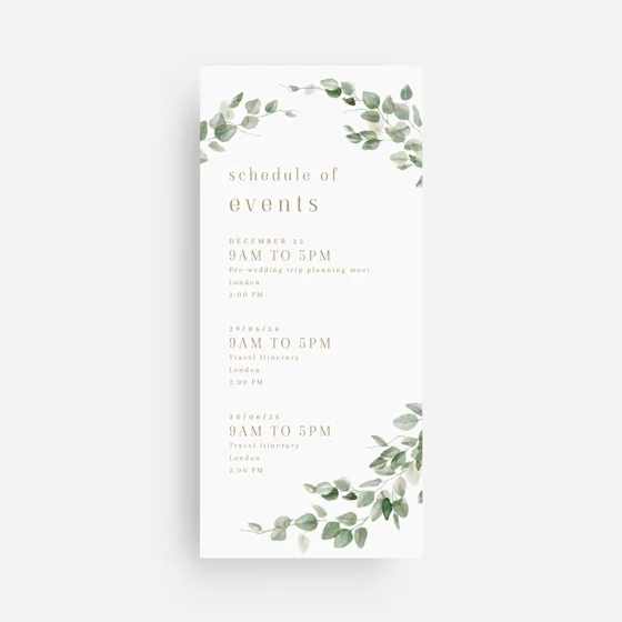 Wedding Programs
