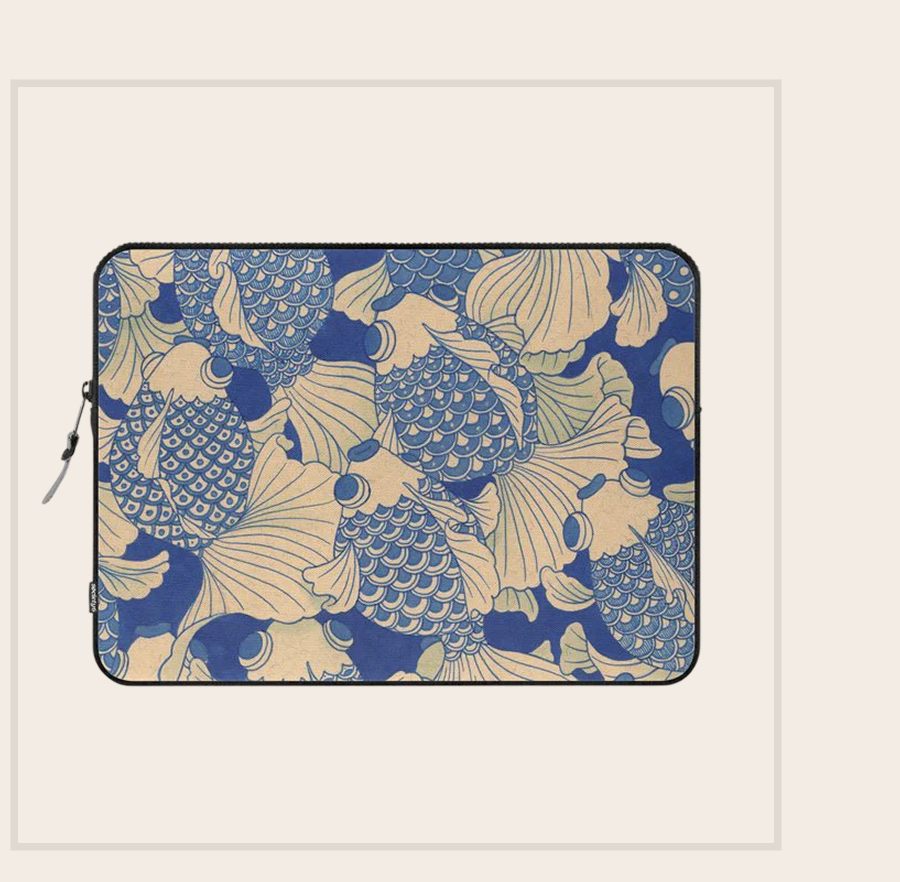 Blue Fish Laptop Sleeve