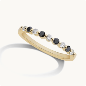 Diamond 1/3ctw. 14k Yellow Gold Anniversary Ring