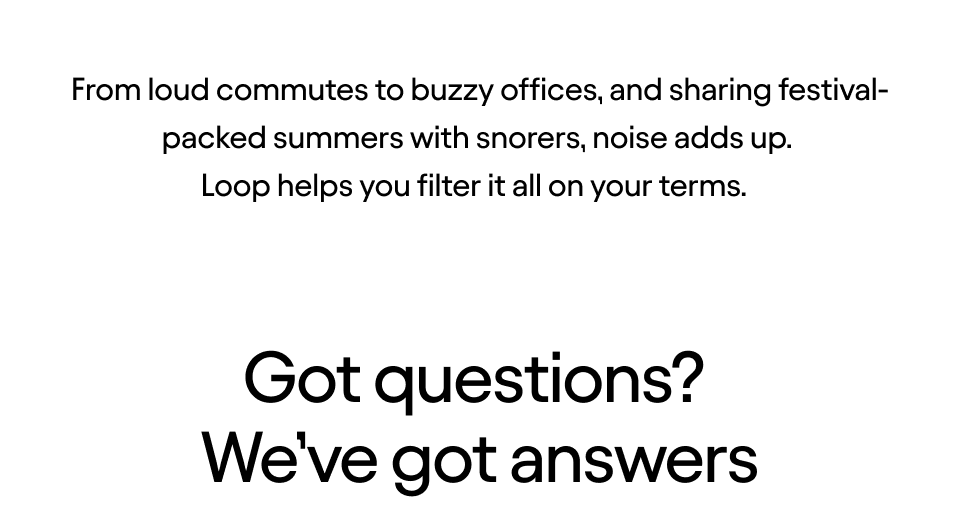 Got questions? We've got answers