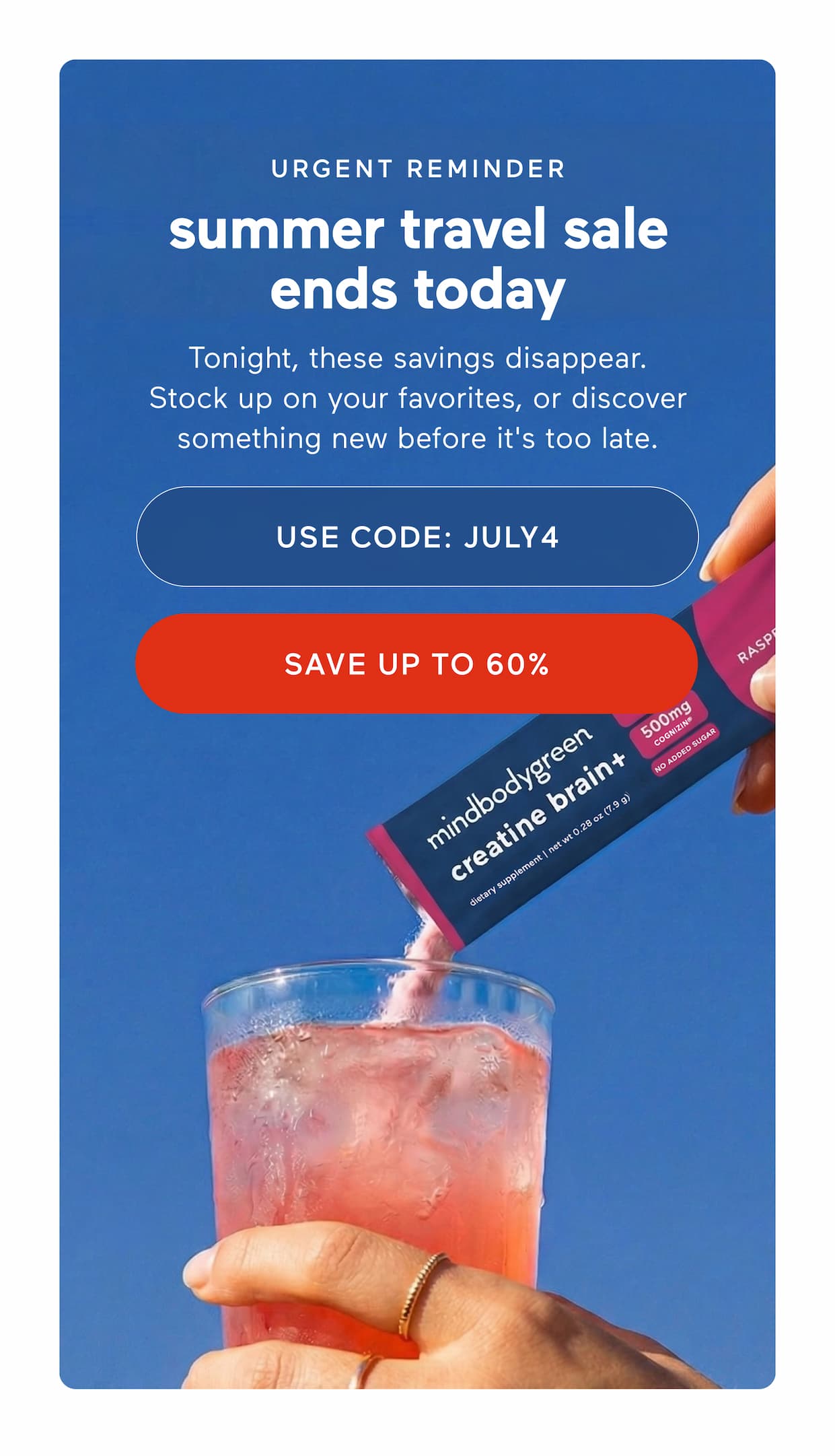 our summer travel sale ends tonight!