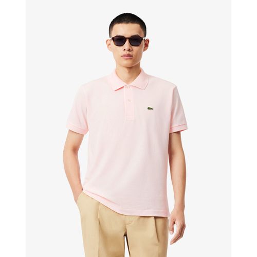 Lacoste Classic Fit L.12.12 Mens Short Sleeve Polo Shirt - Flamingo T03