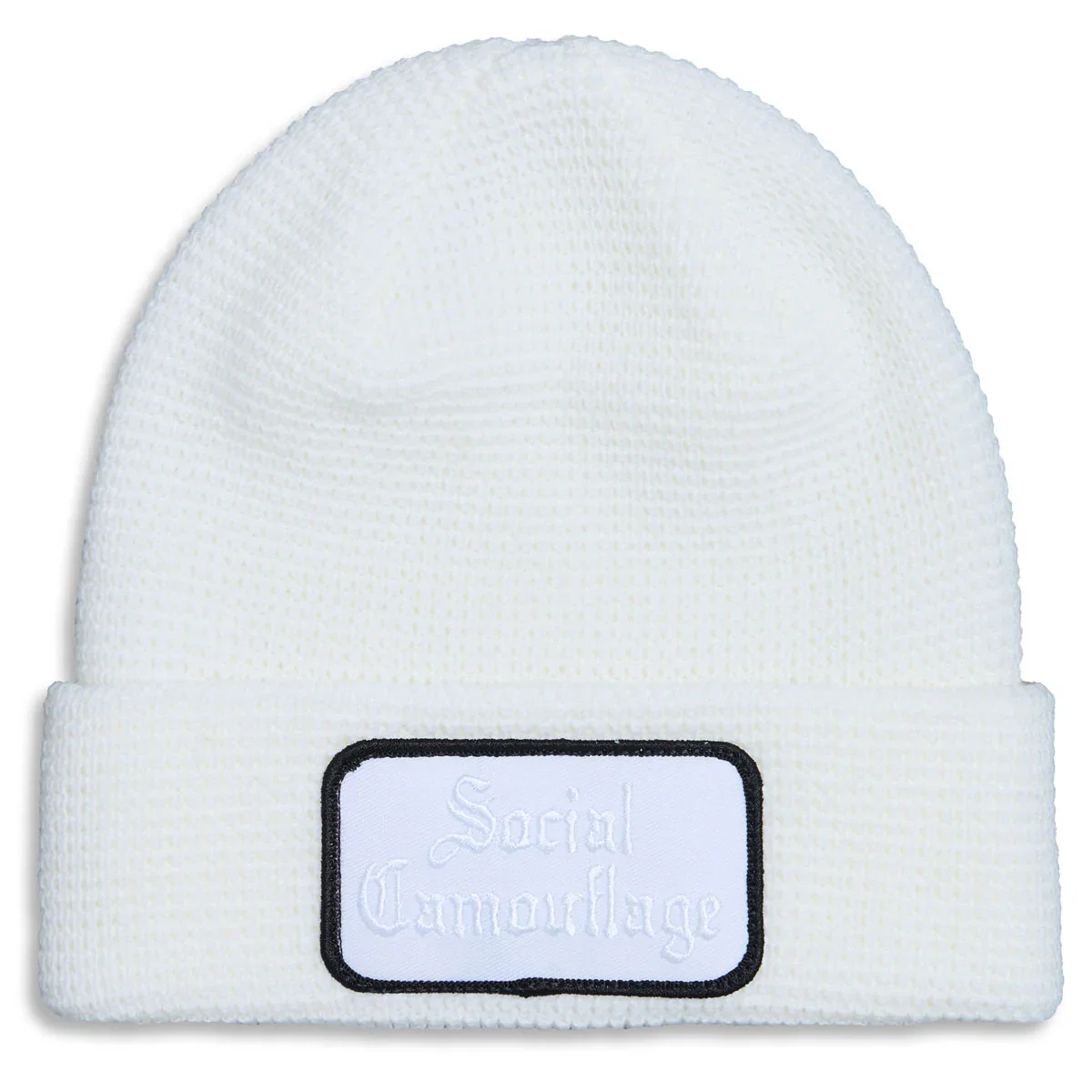 Image of CCS Social Camouflage Patch Beanie - White