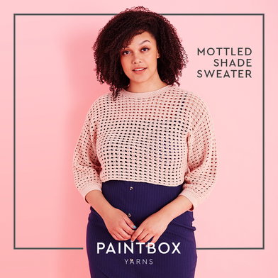 FREE Mottled Shade Sweater in Paintbox Yarns Cotton 4 ply