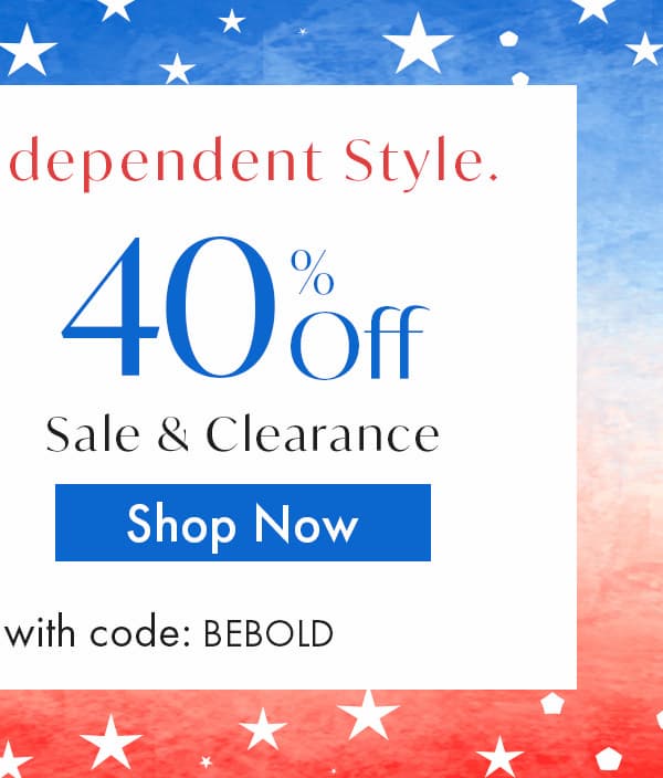Save on Sale and Clearance