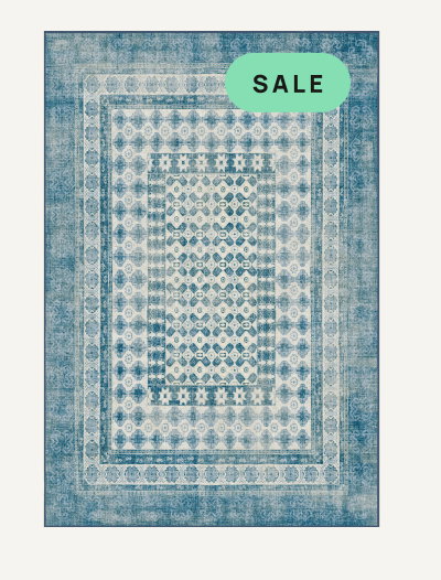 Cyrus Ocean & Ivory Rug