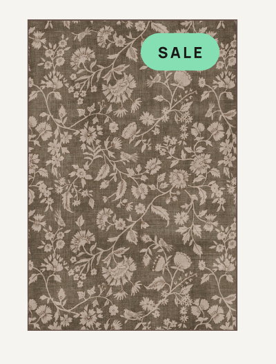 Brenna Brown & Taupe Flatwoven Rug
