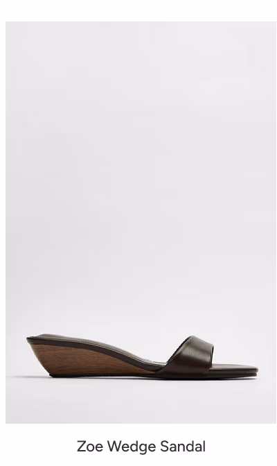 Zoe Wedge Sandal