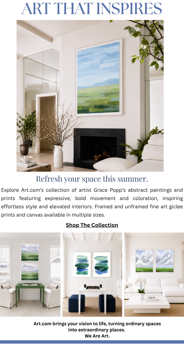 Art That Inspires - Refresh your space this summer. Explore art.com's collection of artist Grace Popp's abstract paintings and prints featuring expressive, bold movement and coloration, inspiring effortless style and elevated interiors. framed and unframed fine art giclee prints and canvas available in multiple sizes.