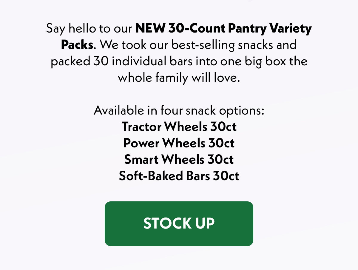 Stock up on 30-count Pantry Variety Packs