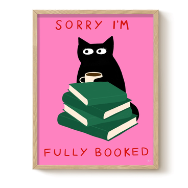 Funny Cat Art Print 
