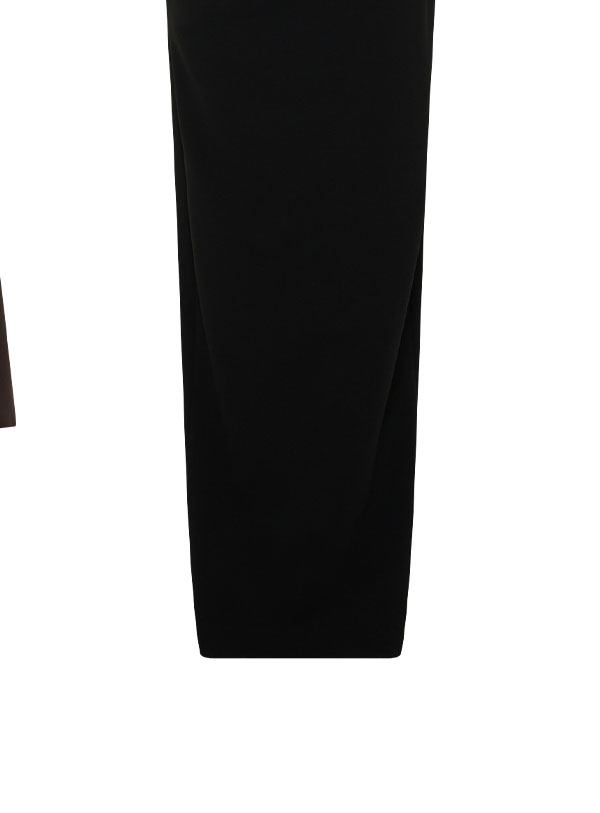 Gracie Halter Maxi Dress - Black