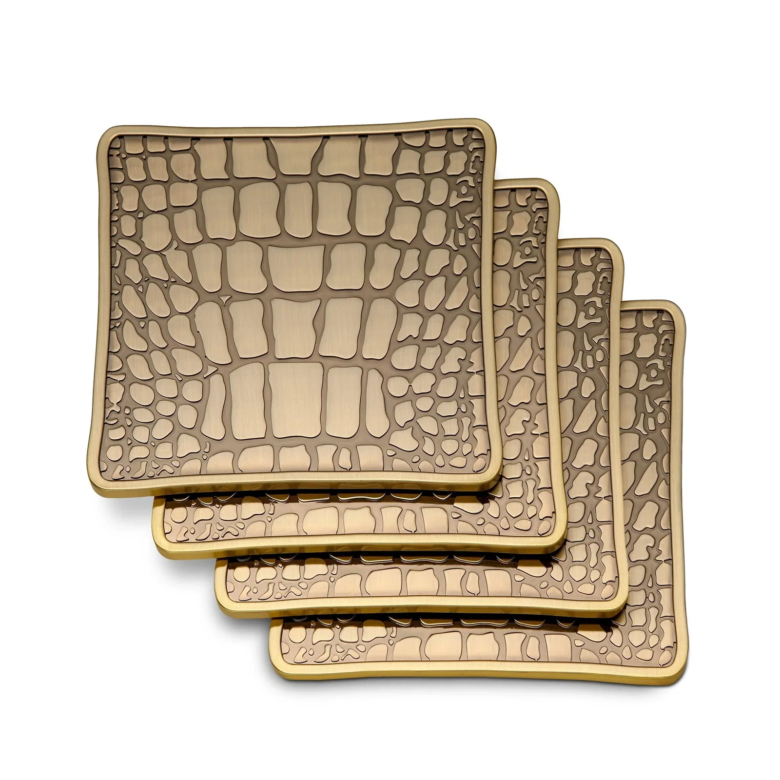 Image of Crocodile Coasters (Set of 4)