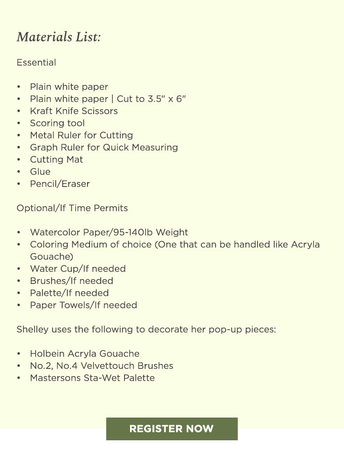 Pop-Up Magic with Shelley Aldrich