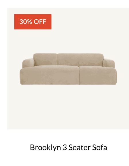 Shop Brooklyn 3 Seater Sofa