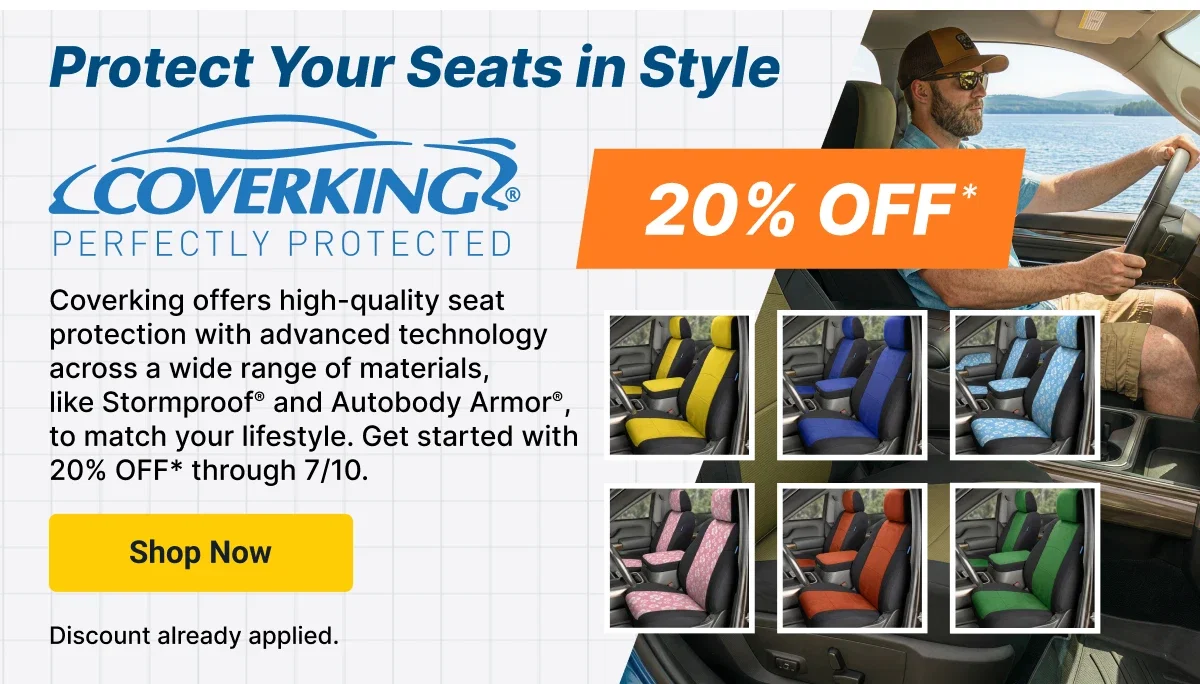 Pretect Your Seats in Style | Coverking