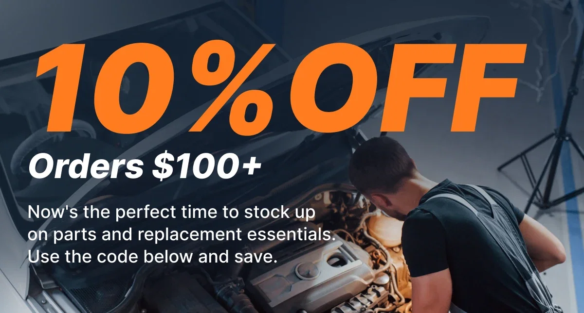 10% OFF Orders $100+