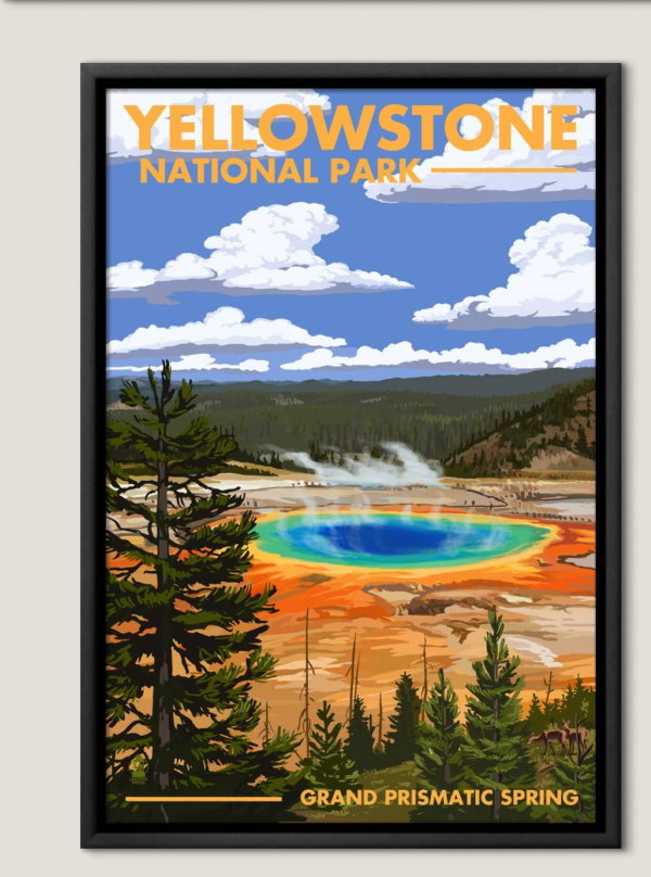 Yellowstone National Park Grand Prismatic Spring