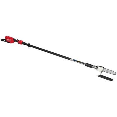 Milwaukee, M18 FUEL 10in. Cordless Telescoping Pole Saw, 13ft. Length, Bar Length 10 in, Operating Height 13 ft, Model# 3013-20