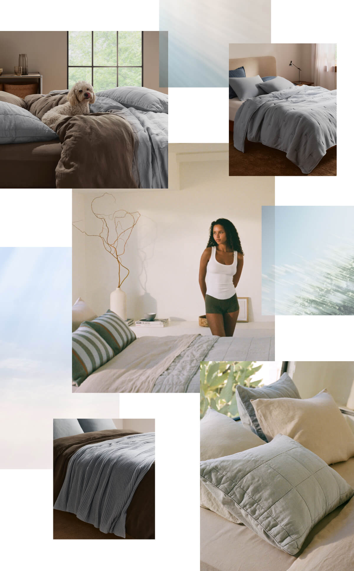 sky mood board
