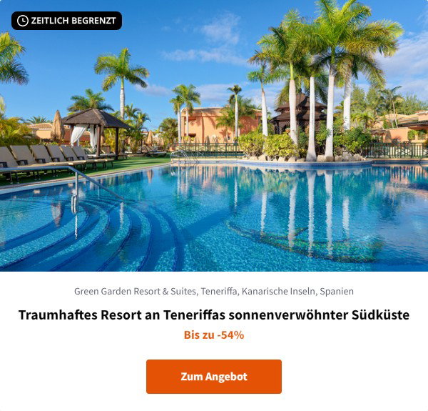 Traumhaftes Resort an Teneriffas sonnenverwöhnter Südküste