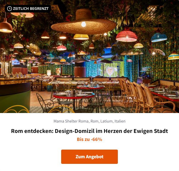 Rom entdecken: Design-Domizil im Herzen der Ewigen Stadt
