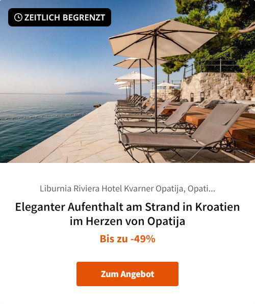 Eleganter Aufenthalt am Strand in Kroatien im Herzen von Opatija
