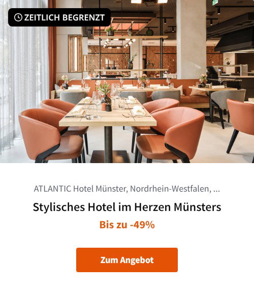 Stylisches Hotel im Herzen Münsters
