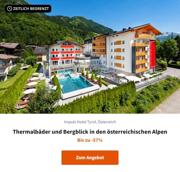 Thermalbäder und Bergblick in den österreichischen Alpen