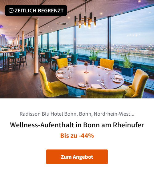 Wellness-Aufenthalt in Bonn am Rheinufer