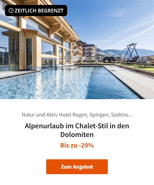 Alpenurlaub im Chalet-Stil in den Dolomiten