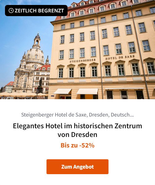 Elegantes Hotel im historischen Zentrum von Dresden