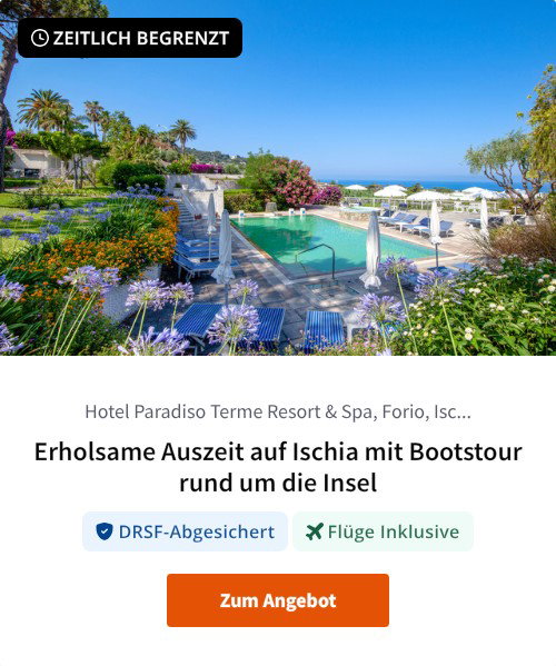 Erholsame Auszeit auf Ischia mit Bootstour rund um die Insel