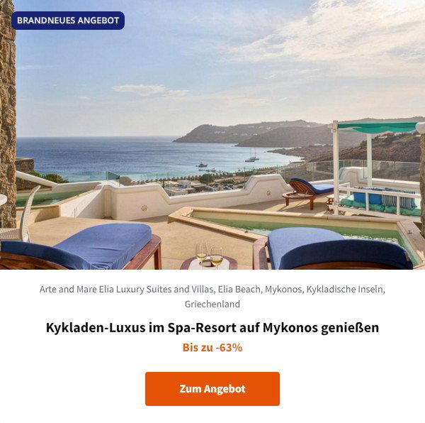 Kykladen-Luxus im Spa-Resort auf Mykonos genießen