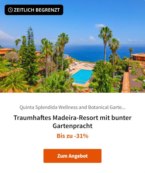 Traumhaftes Madeira-Resort mit bunter Gartenpracht