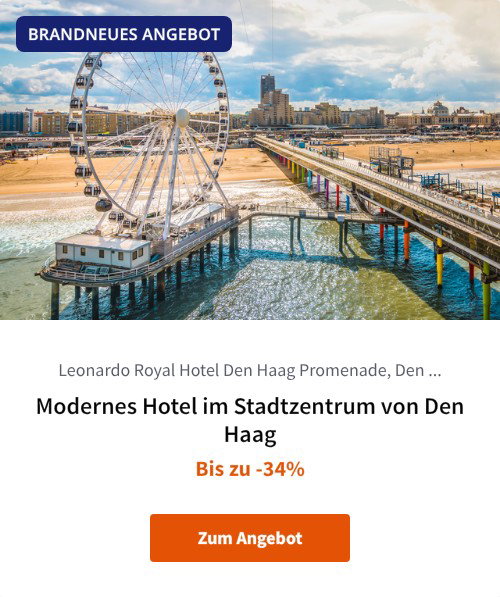 Modernes Hotel im Stadtzentrum von Den Haag